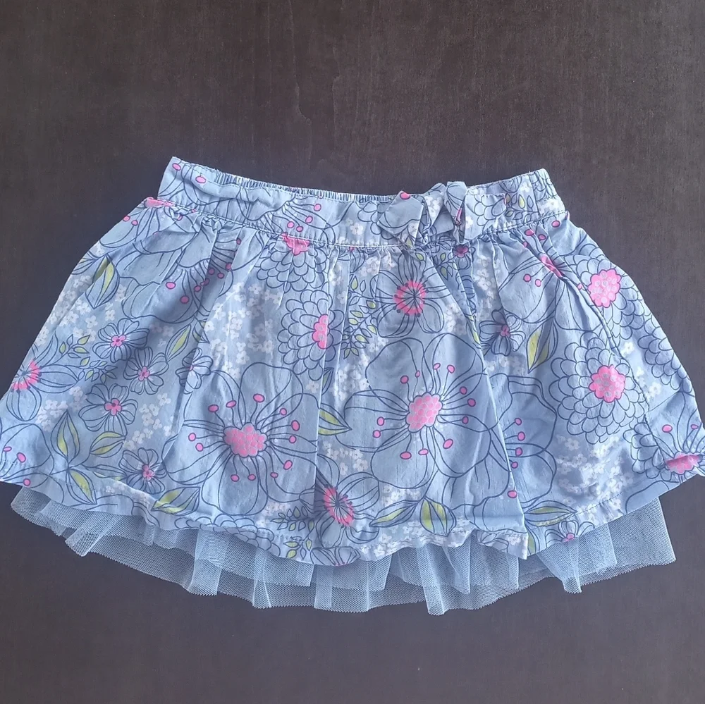 Carter's Lot of (3) Toddler Girl Skorts Sz 24 Mont